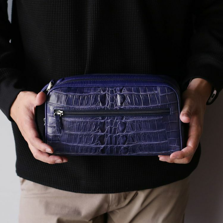 エル　D&Gワニ型押し（牛革）バック エル様専用 D&Gワニ型押し（牛革）バック - メルカリ