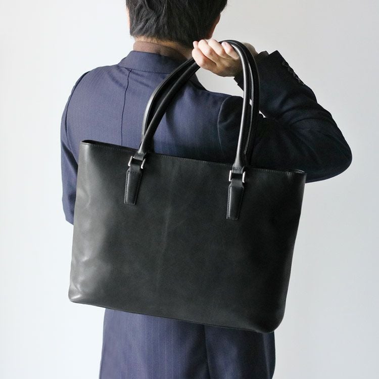 mieno Vakt 撥水レザー ビジネス トートバッグ (07000568r)