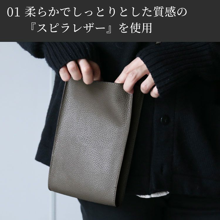 mieno 牛革 ミニ ショルダー バッグ ショルダーバッグ メンズ
