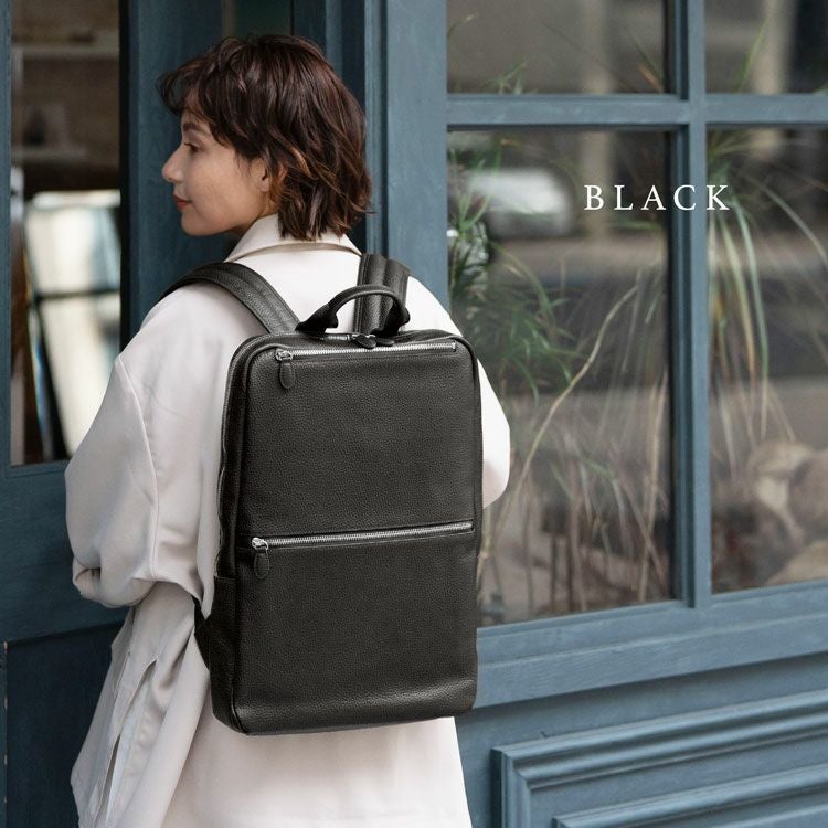 リュック 通勤 本革 牛革 薄型 mieno ミエノ spira スピラ