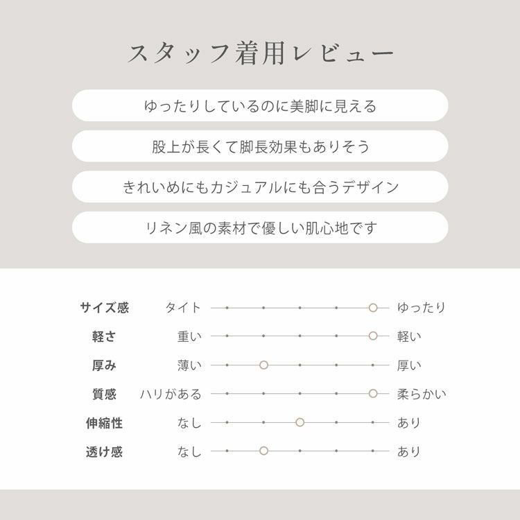 着心地着用レビュースタッフコメント