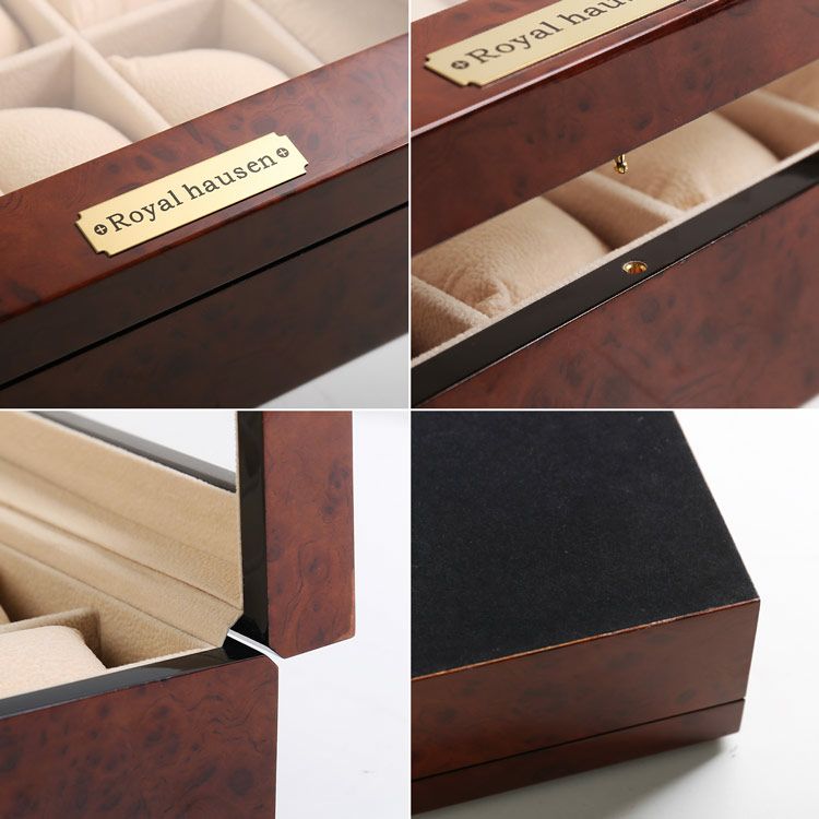 腕時計ケース 10本用 木製 ウォッチケース 収納ボックス ディスプレイ