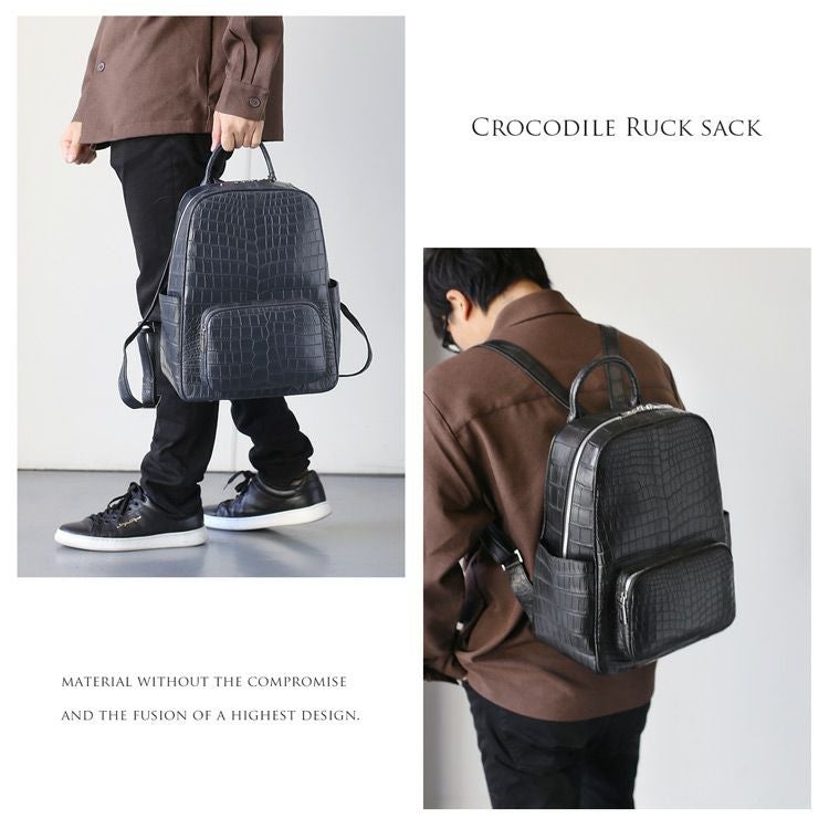 クロコダイル リュック 『クロコダイル保証書付き』 4FA