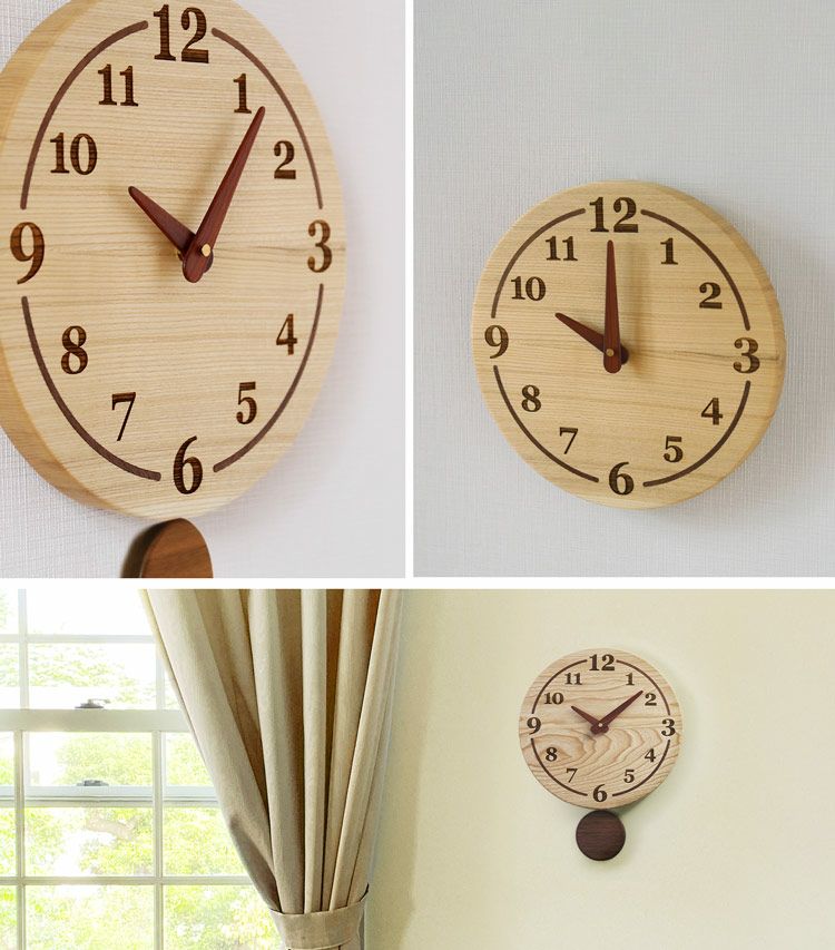 TRADE MARK 木製壁掛け時計 クラシック 送料無料】 Trade Mark 24-Hour Round Wall Clock トレードマーク 24