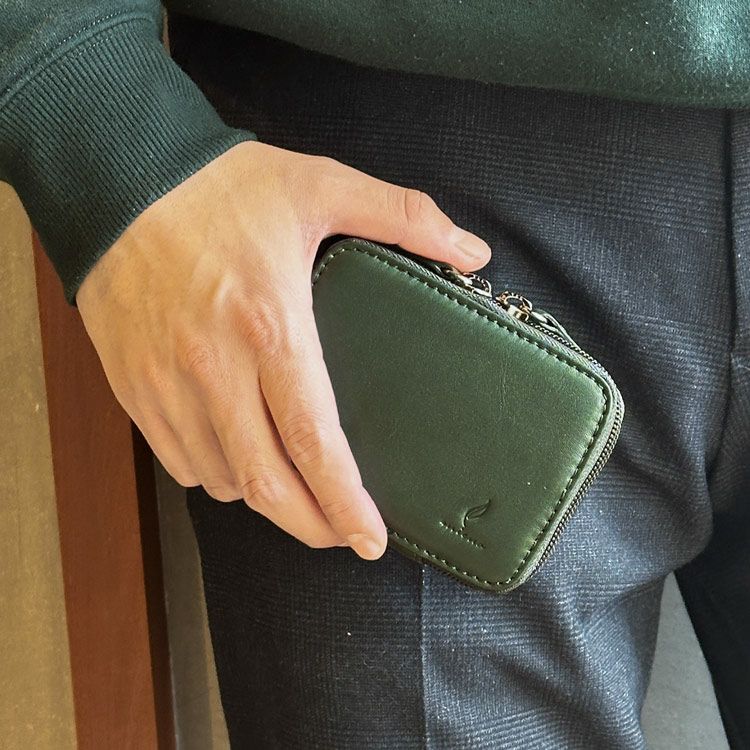 ❤️プライスダウン格メーカースマートキーまとめ売り❤️ スマートキー 2個収納 ケース 牛革 家の鍵 車 鍵【名入れ 可能