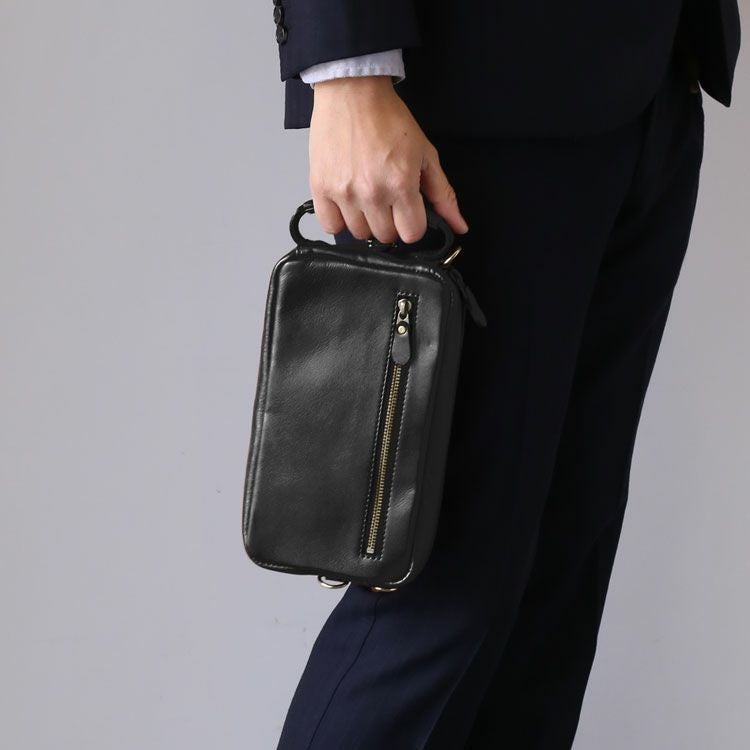 名入れ 別途購入で可能】バッグ メンズ 4WAY ショルダーバッグ 牛革