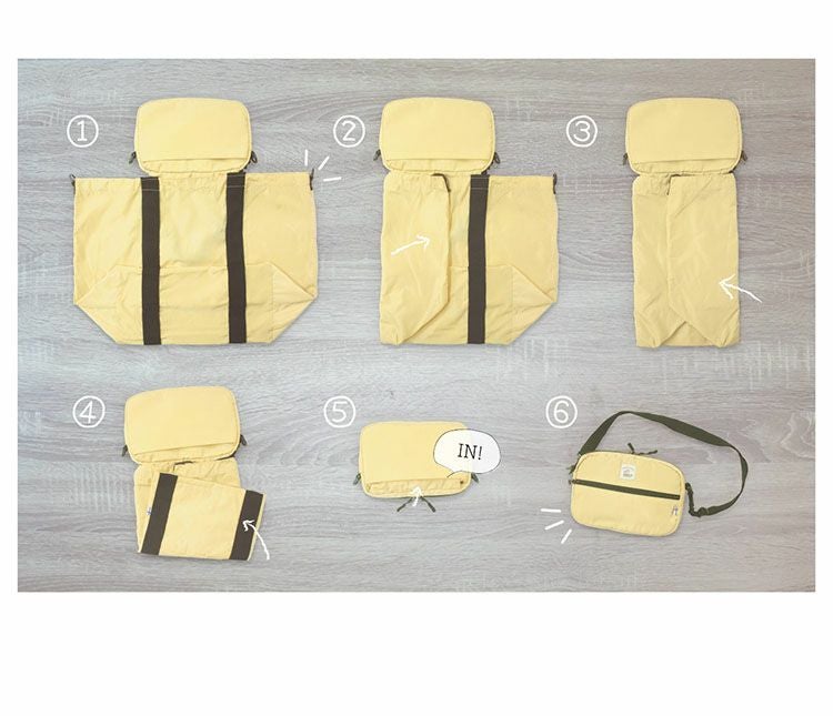 kaksiショルダーバッグポーチ折りたたみトートバッグ