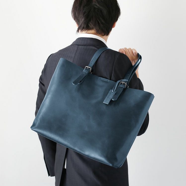 名入れ 別途購入で可能】本革 トートバッグ メンズ レザー mieno 牛革 5F