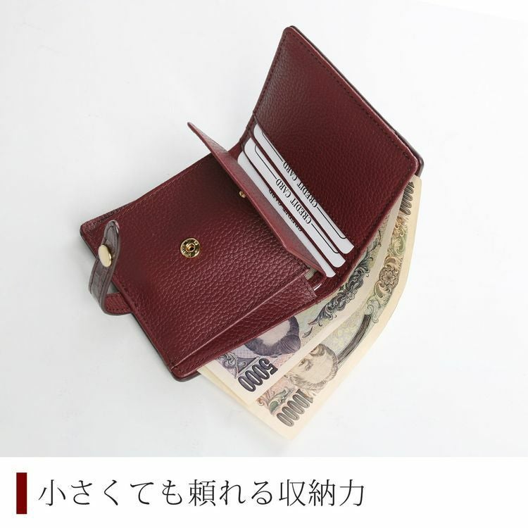 クロコダイル 二つ折り 財布 レディース シャイニング 加工 ベルト付き