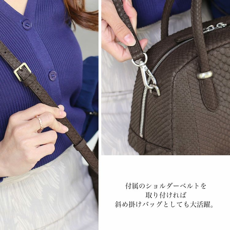ダイヤモンドパイソン　ショルダーバック ダイヤモンド パイソン ハンドバッグ レディース 2WAY ショルダー