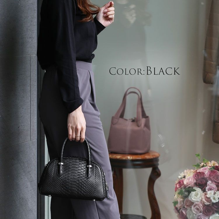 ダイヤモンド パイソン ハンドバッグ レディース 2WAY ショルダー