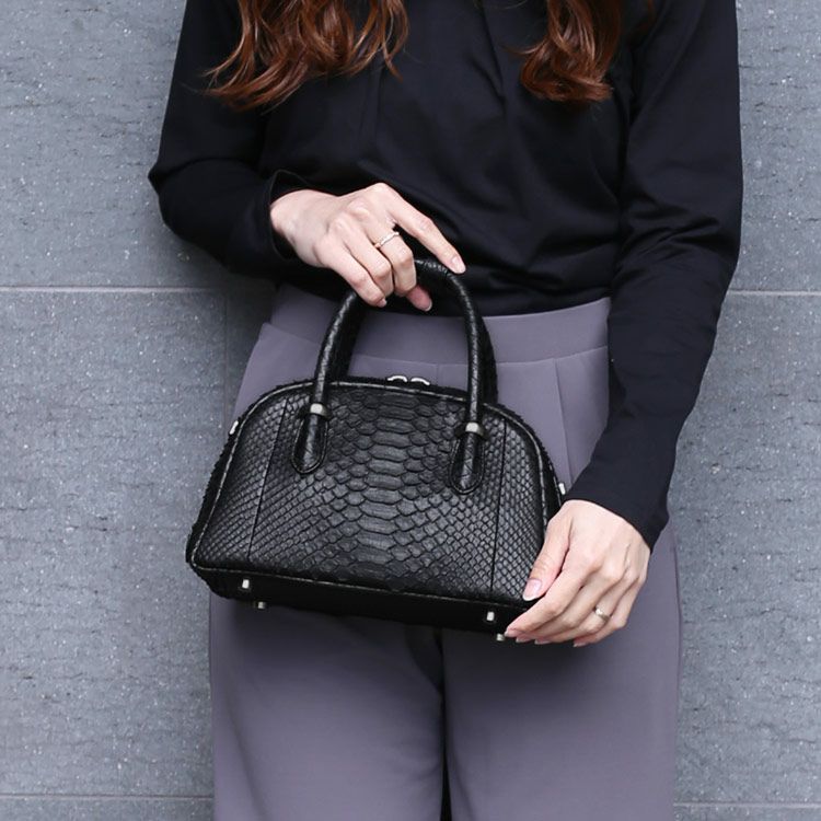 ダイヤモンド パイソン ハンドバッグ レディース 2WAY ショルダー