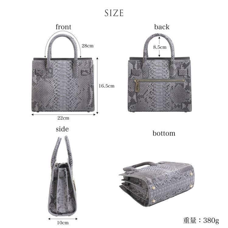 ダイヤモンド パイソン ハンドバッグ レディース 2WAY ショルダー