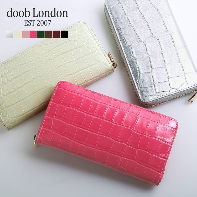 doob London 本革 ラウンドファスナー 長財布 4FC
