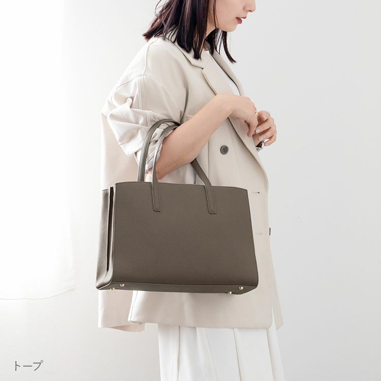 HALEINE サフィアーノレザー ビジネスバッグ レディース 2WAY(07000603r)