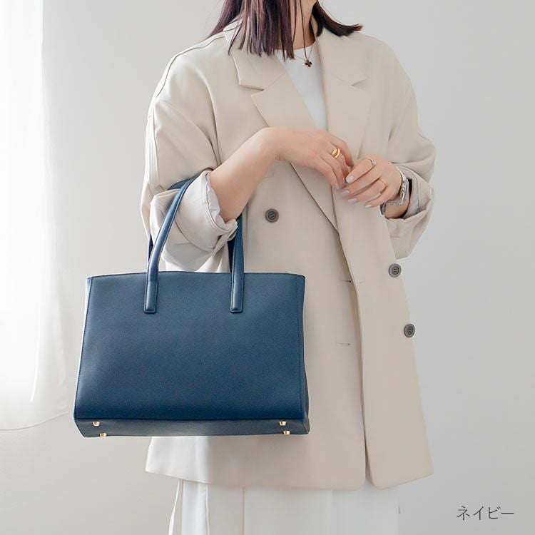 HALEINE サフィアーノレザー ビジネスバッグ レディース 2WAY(07000603r)