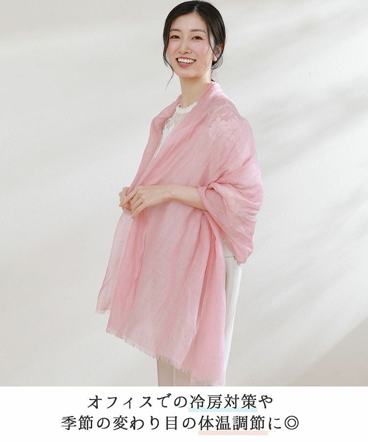 Filomo リネン カシミヤ ストール 薄手 レディース 【ネコポスで送料無料】