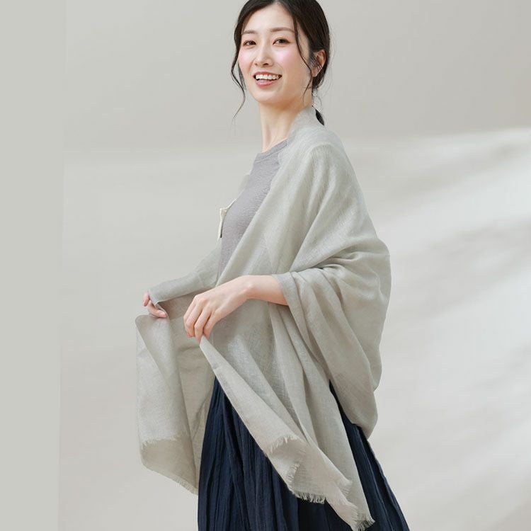 Filomo リネン カシミヤ ストール 薄手 レディース 【ネコポスで送料