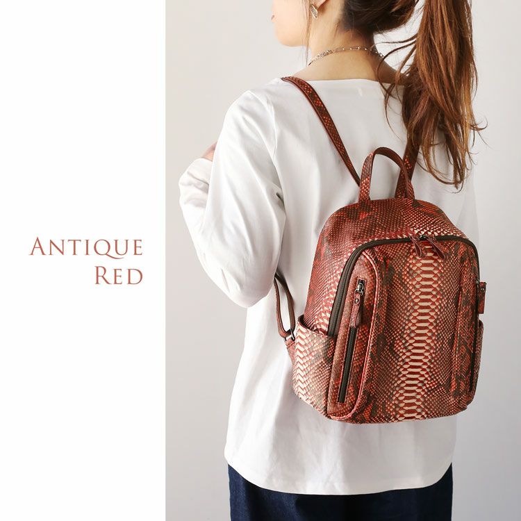 ダイヤモンドパイソン 本革 リュックサック 蛇革