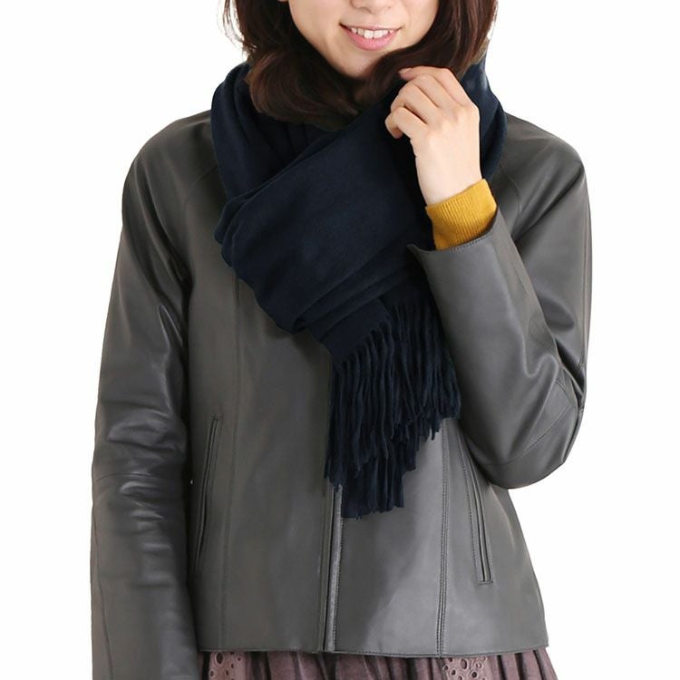 カシミヤ ストール レディース 大判 厚手 【200cm×70cm】 7F
