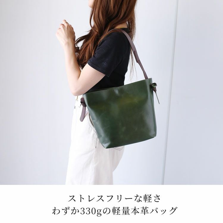 Jamale オイルレザー ワンショルダーバッグ レディース 4FB