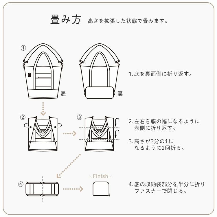 小さく畳める旅行バッグボストンバッグ