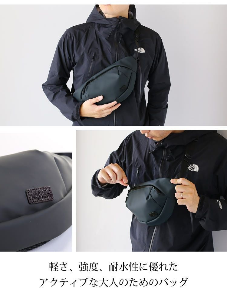 PRAIRIE ボディバッグ メンズ 横型 防水 バッグ 斜め掛け