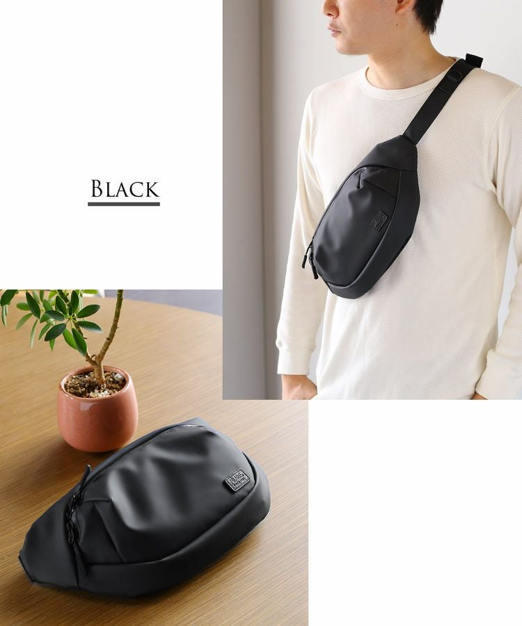 PRAIRIE ボディバッグ メンズ 横型 防水 バッグ 斜め掛け