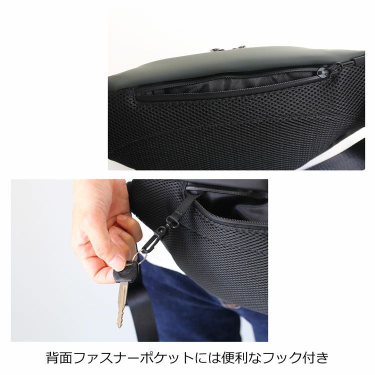 PRAIRIE ボディバッグ メンズ 横型 防水 バッグ 斜め掛け