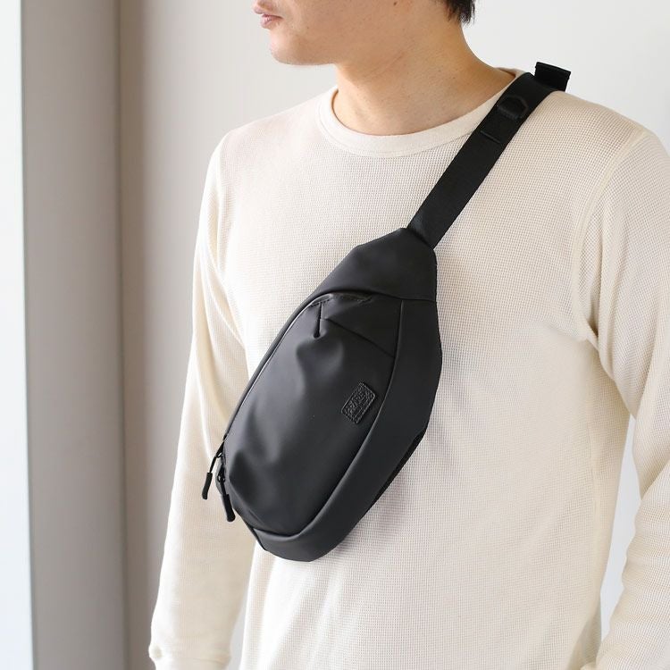 PRAIRIE ボディバッグ メンズ 横型 防水 バッグ 斜め掛け