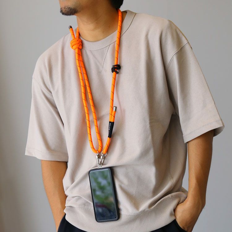 Mia Borsa 長さ調節可能 スマホ用 ショルダーストラップ 8mm 太め