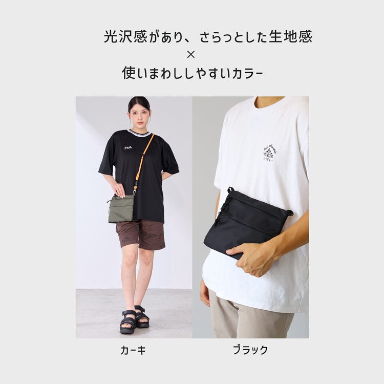 miaborsaサコッシュバッグナイロン
