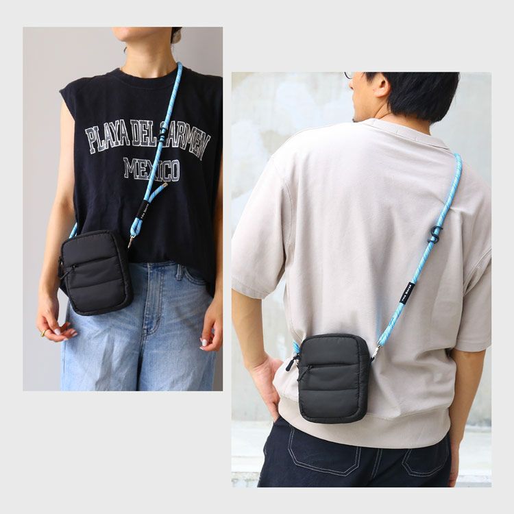 Mia Borsa 中綿ショルダーバッグ 選べるストラップ キルティング