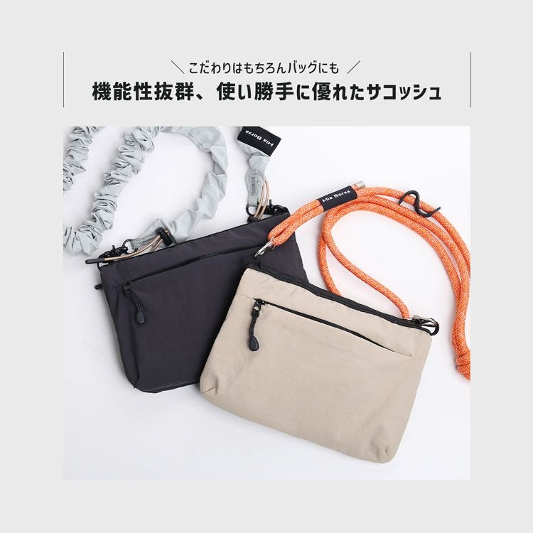 Mia Borsa ショルダーバッグ サコッシュ メンズ ナイロン 軽量 バッグ
