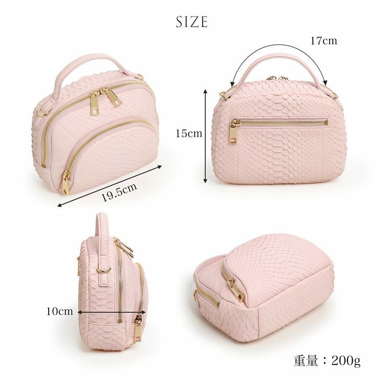 パイソン ポシェット バッグ 全10色 ミニバッグ ハンドバッグ