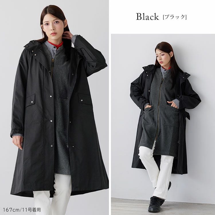 コート レディース ロングコート ライナー付き 秋冬 アウター 3way 撥