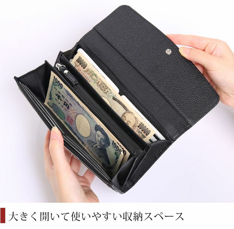 クロコダイル 長財布 カブセ かぶせ 財布 メンズ マット加工