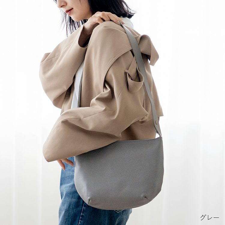 Jamale 防水レザー ショルダーバッグ 日本製