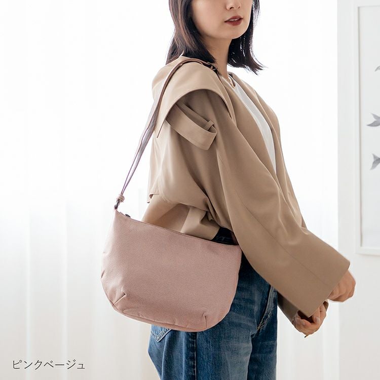 Jamale 防水レザー ショルダーバッグ 日本製