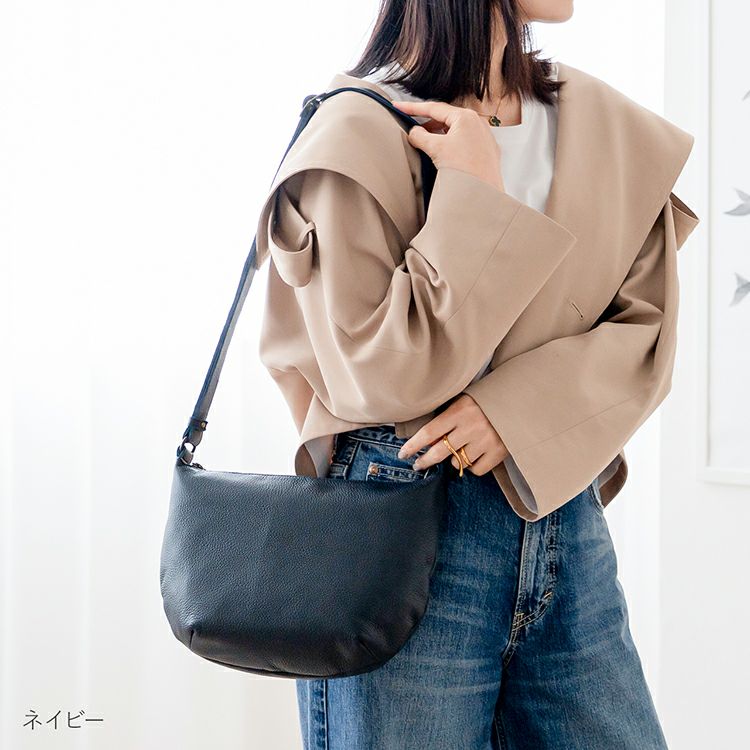 Jamale 防水レザー ショルダーバッグ 日本製