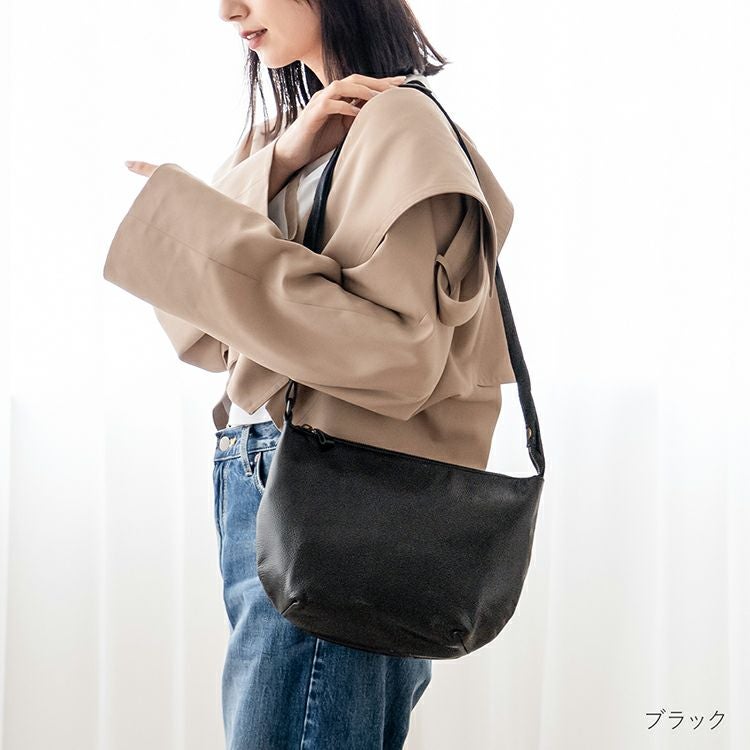 Jamale 防水レザー ショルダーバッグ 日本製