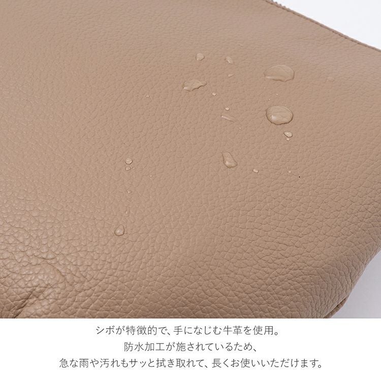 防水レザーショルダーバッグ日本製牛革軽量小さめレディースカバン鞄肩掛け斜め掛けブランド(07000634r)