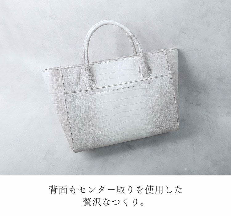 ヒマラヤ クロコダイル ハンドバッグ 2way ショルダーバッグ トート
