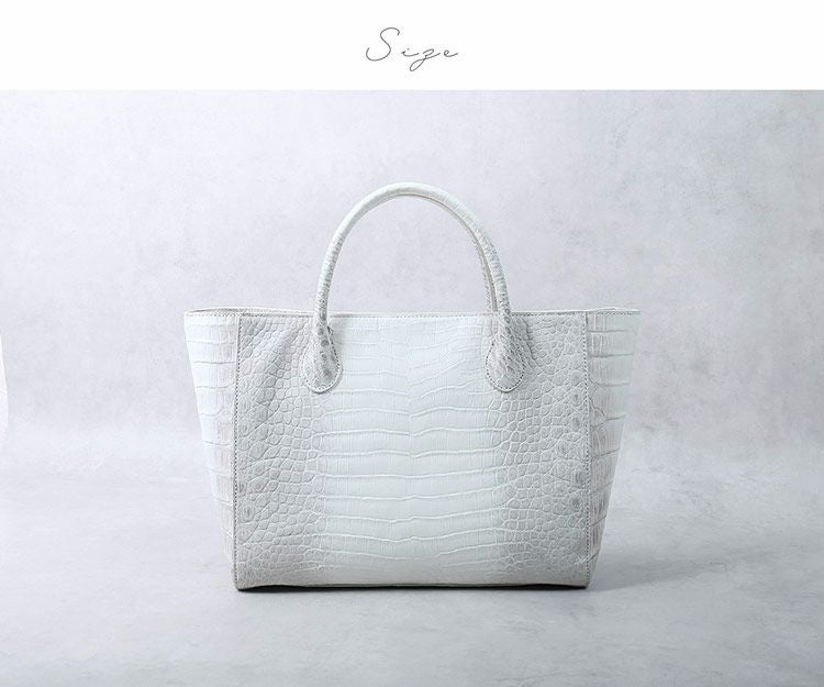 ヒマラヤ クロコダイル ハンドバッグ 2way ショルダーバッグ トート