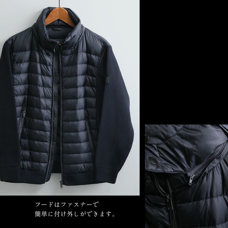 フードは簡単につけ外し可能