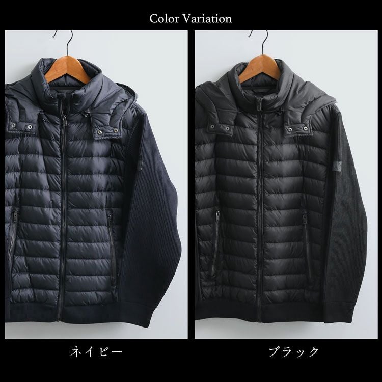 HALEINEメンズダウンジャケットのカラーバリエーション