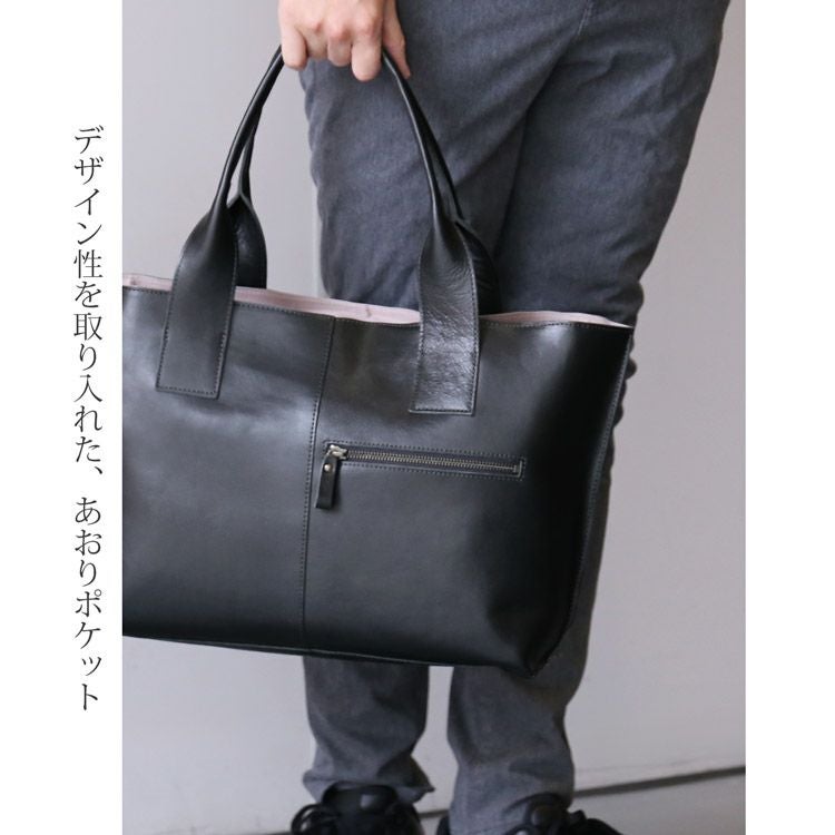 jamale 大きい 本革トートバッグ