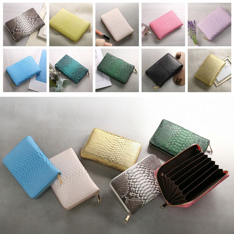 ダイヤモンドパイソン 通帳ケース スキミング防止 印鑑が入る 本革