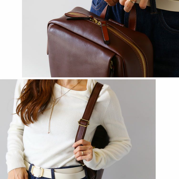 本革リュックレザーメンズバッグディテール