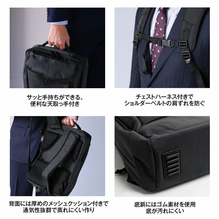 ビジネスリュックメンズおしゃれ大容量B4サイズ通勤仕事鞄出張デイパックバックパック(07000650r)